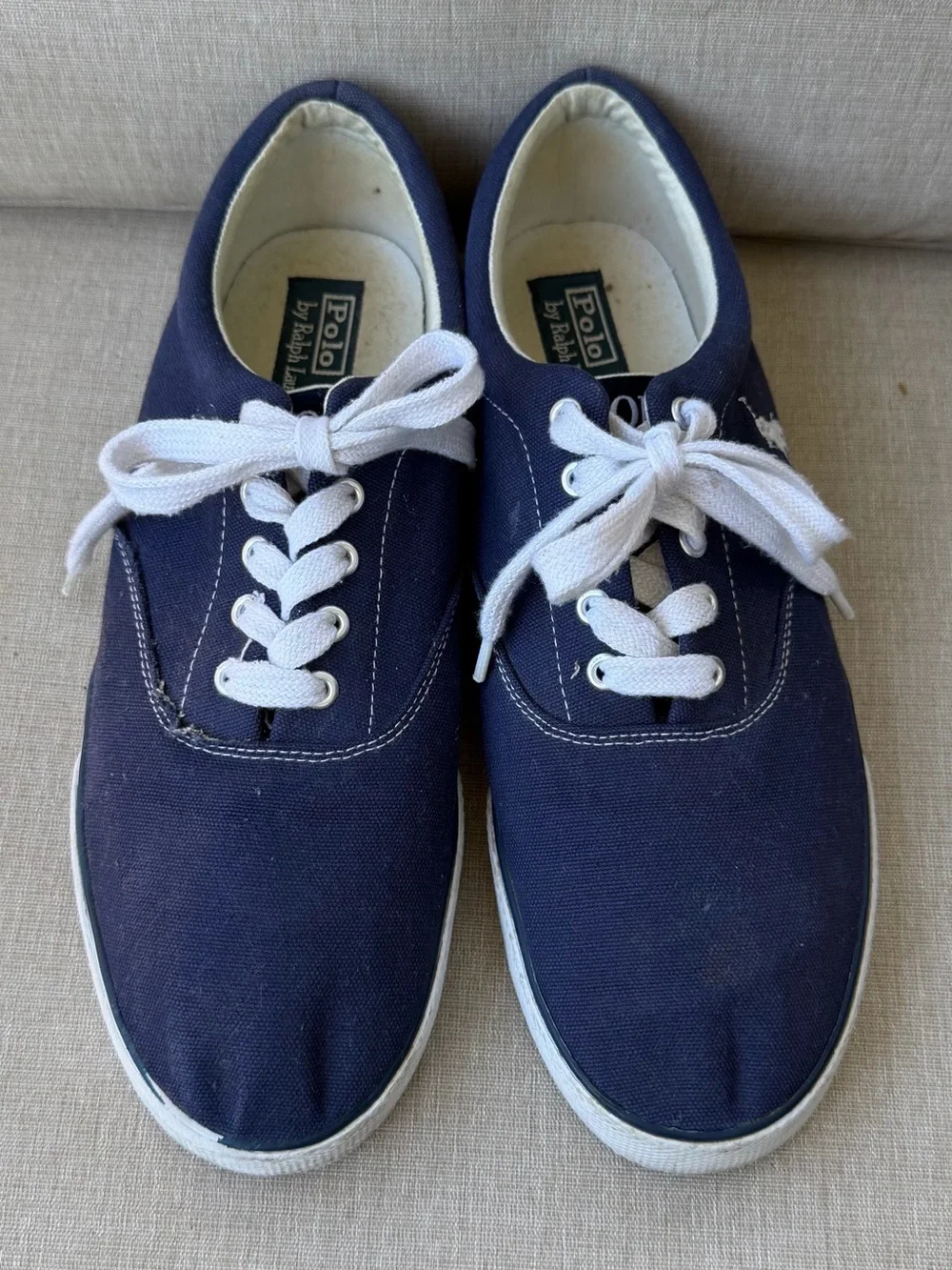 Polo Ralph Lauren Shoes Forestmont Canvas Sneakers Mens Size 12